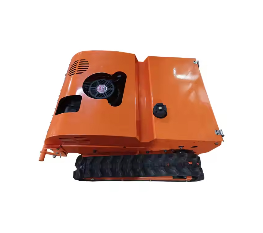 Overcoming Complex Terrain Challenges! Yantai Chengfeng Remote-Controlled Tracked Mowers Boost Efficiency and Quality in Mountain Orchards