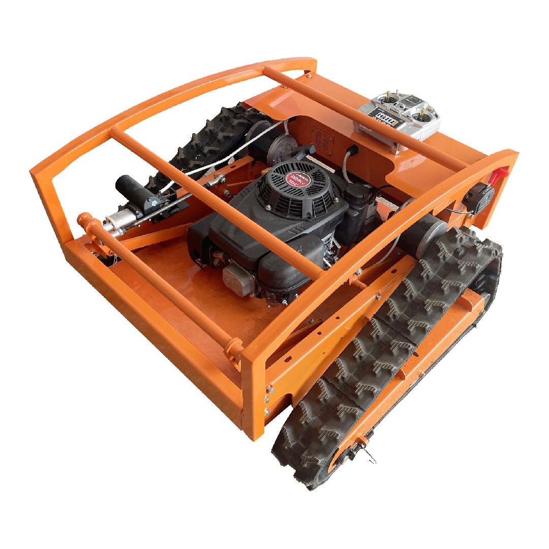 Multifunctional Remote Control Crawler Lawn Mower 4-Stroke Single Cylinder DIY